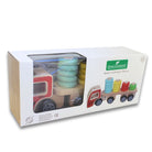 discoveroo sort & stack wooden toy truck