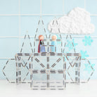 connetix magnetic tiles 34 piece clear pack
