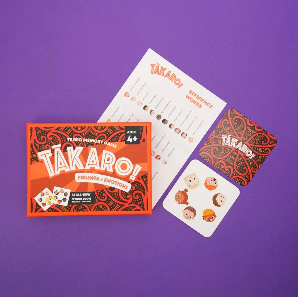 Takaro Te Reo Memory Game (Feelings + Emotions)