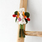 tara treasures felt christmas ornament