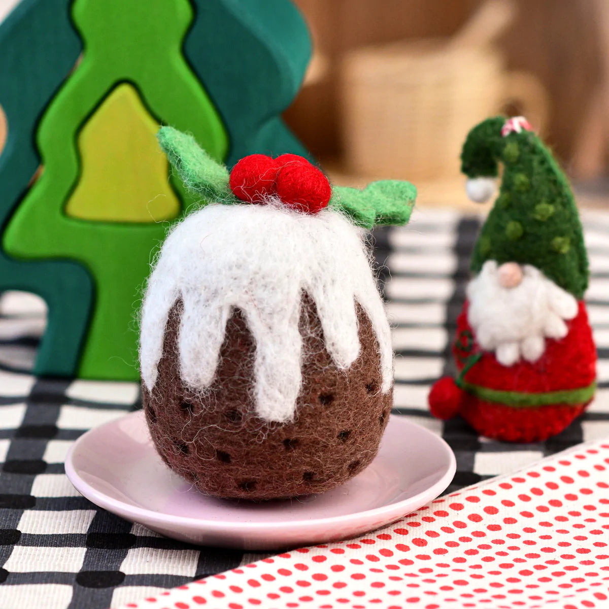 tara treasures felt christmas ornament