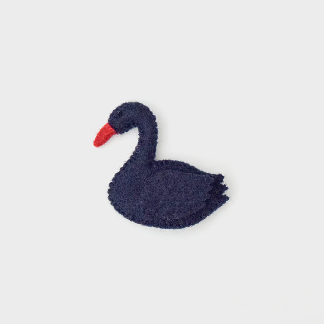 Tara Treasures Felt Black Swan Finger Puppet