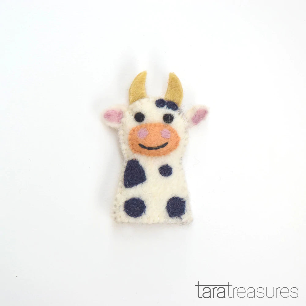 Cow finger puppet sales