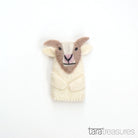 Tara Treasures Felt Goat Finger Puppet