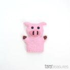Tara Treasures Felt Pig Finger Puppet