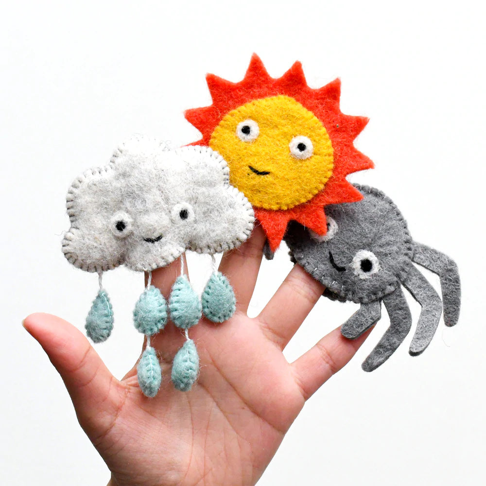 Tara Treasures Finger Puppet Set (Incy Wincy Spider)