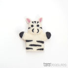 Tara Treasures Felt Zebra Finger Puppet