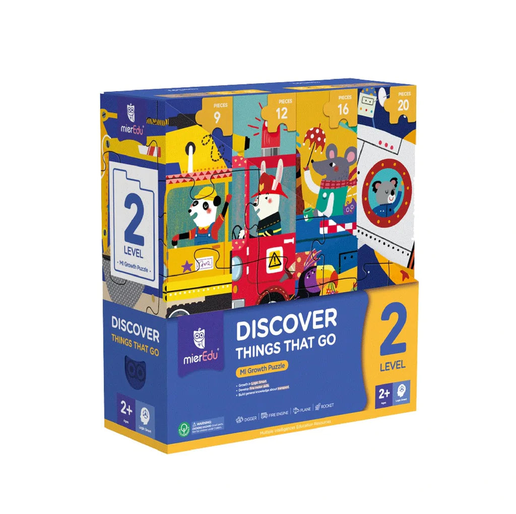 Mier Edu Growth Puzzle (Discover Things That Go)