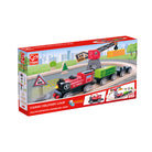 hape wooden train cargo delivery loop set