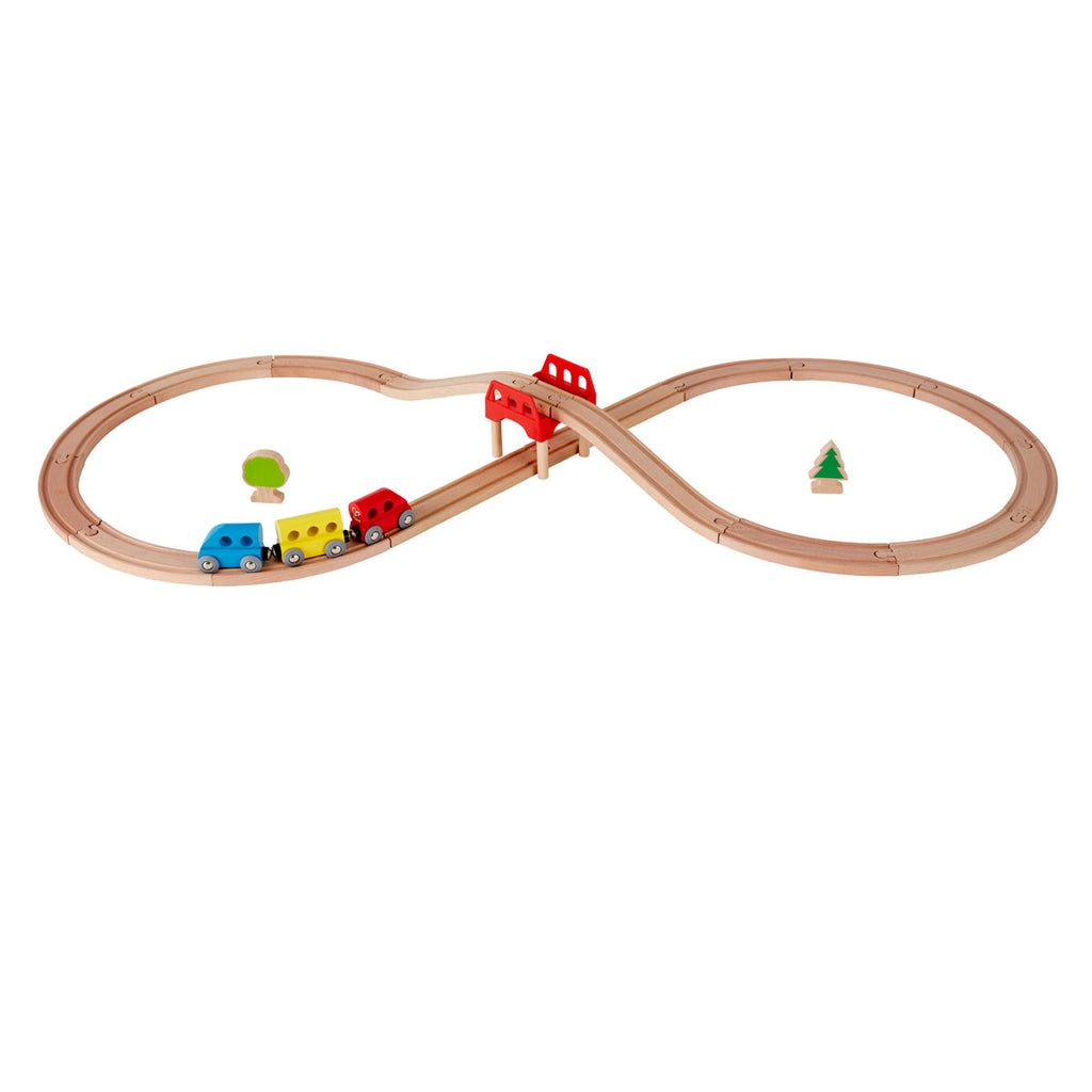 hape figure eight railway set