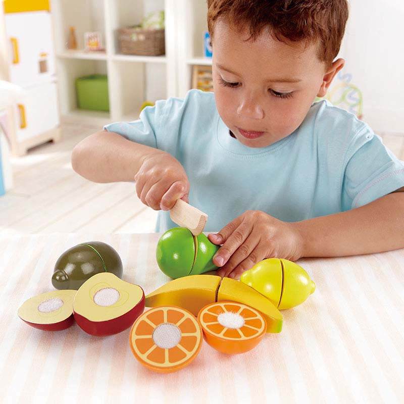 hape wooden fresh fruit set