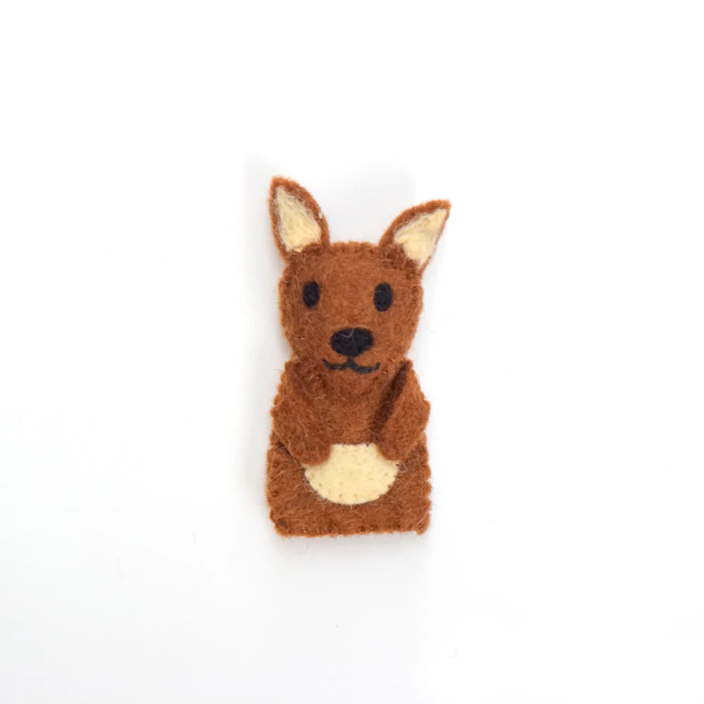 Tara Treasures Felt Kangaroo Finger Puppet