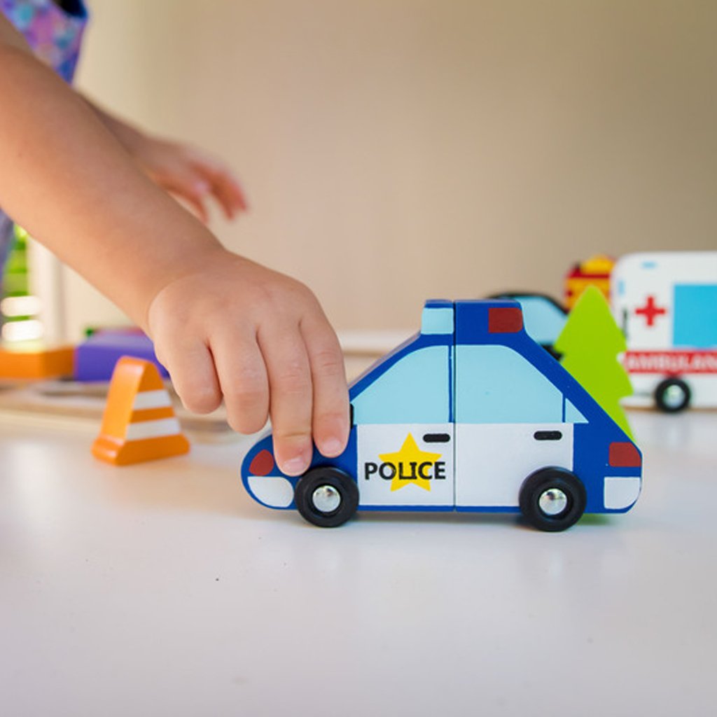 Kiddie Connect Vehicle Puzzle with Magnets