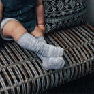 lamington merino socks in snowflake