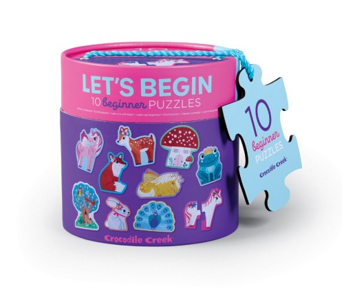 Croc Creek Lets Begin 10 Beginners Puzzles (Unicorn)