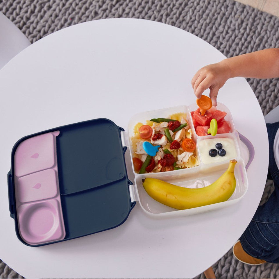 b.box Lunch Box (Indigo Rose)
