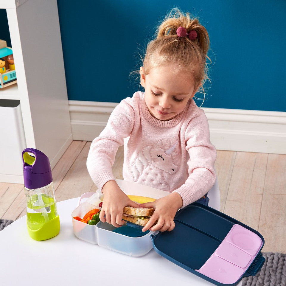 b.box Lunch Box (Indigo Rose)