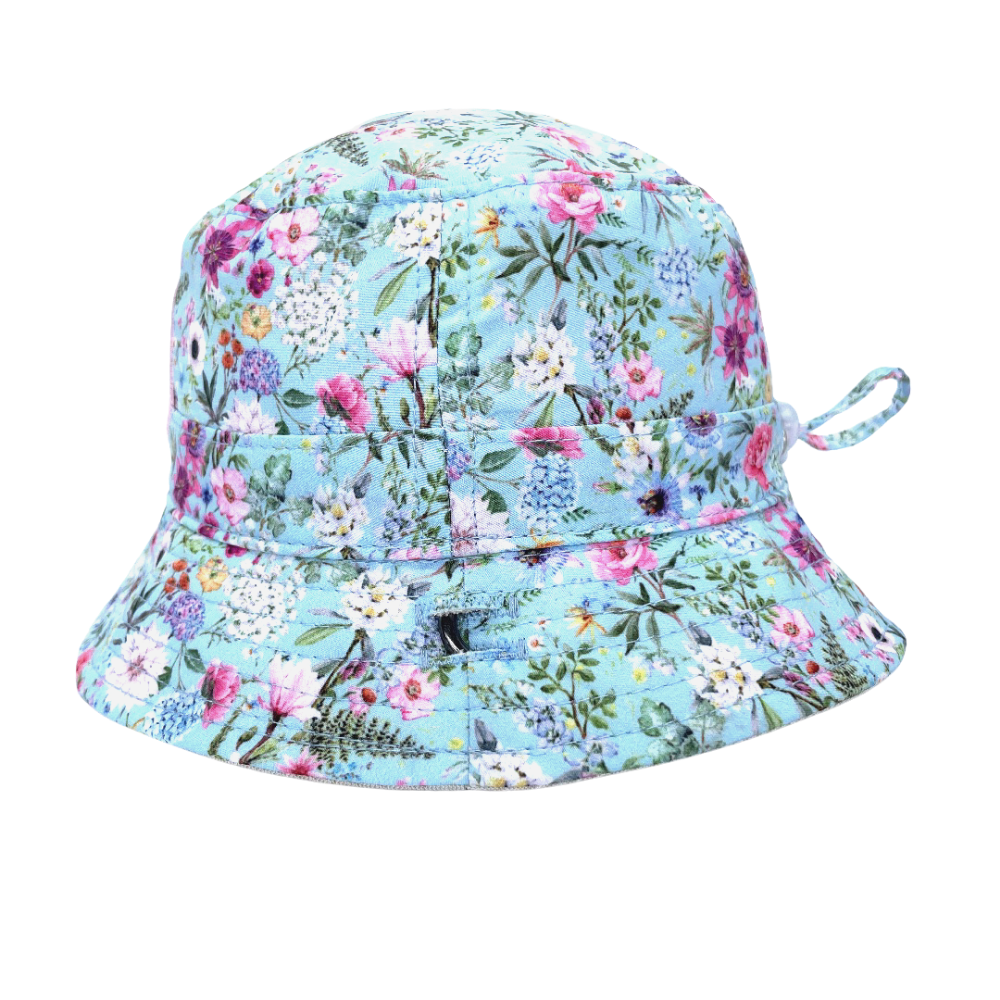 Little Renegade Reversible Bucket Sun Hat (Meadow)