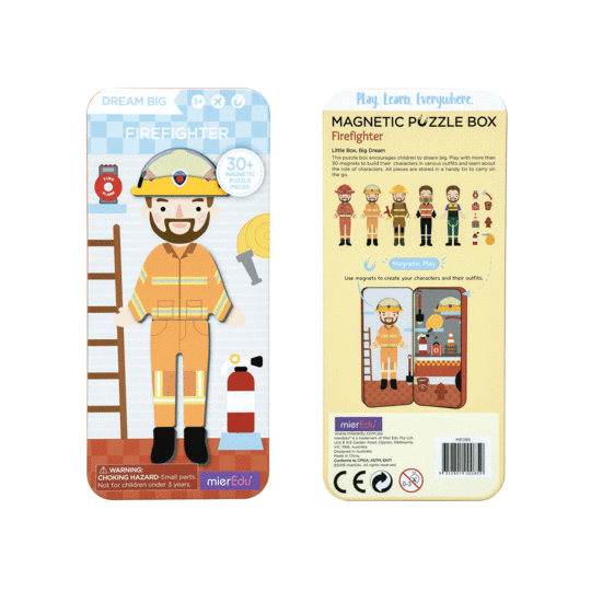 meir edu magnetic puzzle firefighter