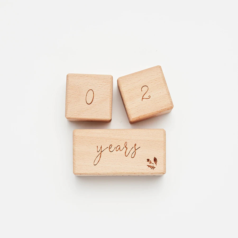 OTD Milestone Wooden Block Set
