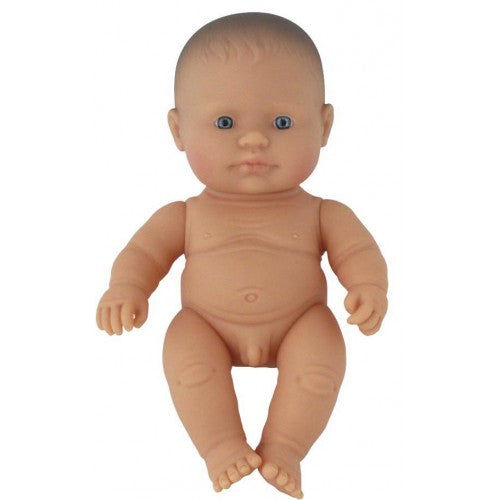miniland 21cm doll caucasian boy