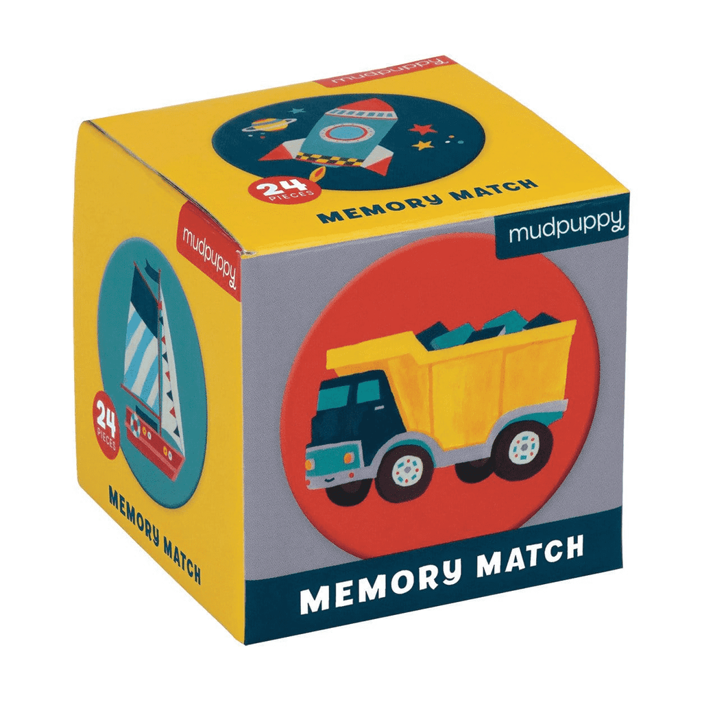 mudpuppy mini memory match game transportation