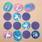 mudpuppy mini memory match game unicorn magic