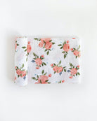 Little Unicorn Cotton Muslin Swaddle (Watercolour Roses)