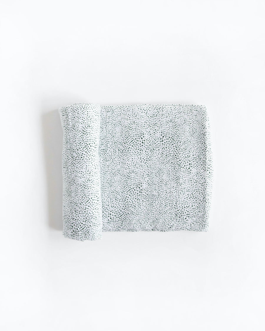 Little Unicorn Cotton Muslin Swaddle (Green Seed)