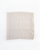 Little Unicorn Cotton Muslin Swaddle (Taupe Cross)
