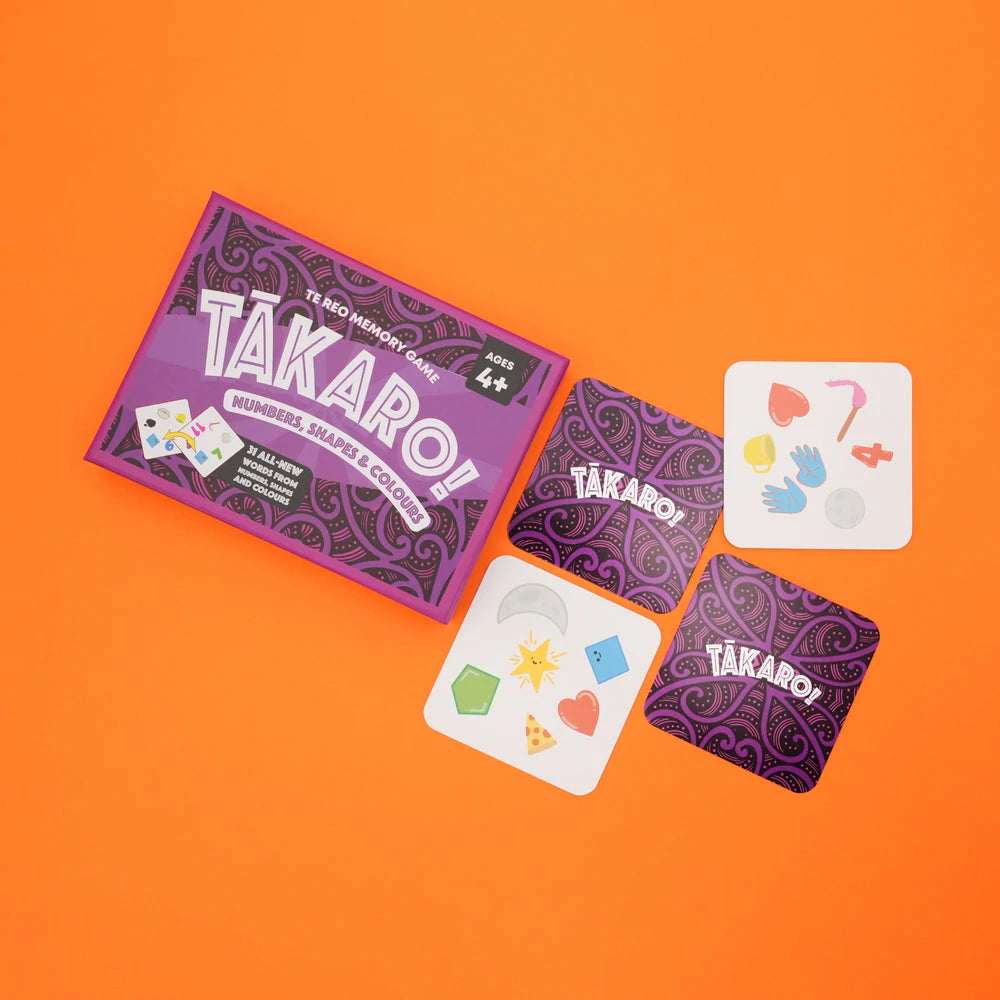 Takaro Te Reo Memory Game (Numbers, Shapes + Colours)