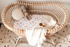snugglehunny kids bassinet sheet in paradise print 