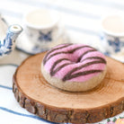 Tara Treasures Felt Doughnut (Pink Vanilla Frosting & Chocolate Drizzle)