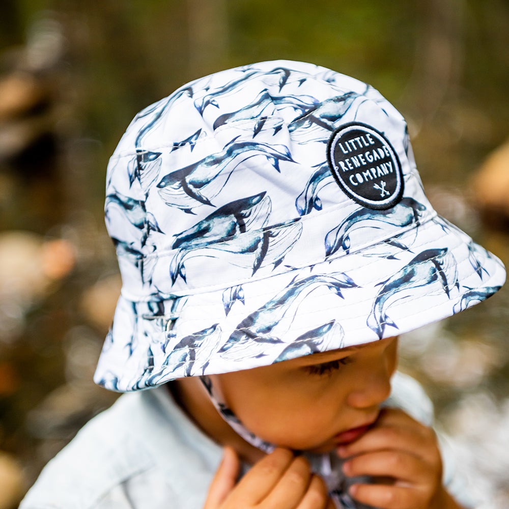 Little Renegade Reversible Bucket Sun Hat (Pod)