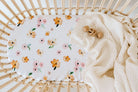 snuggle hunny kids bassinet sheet in poppy