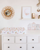 snuggle hunny kids bassinet sheet in poppy