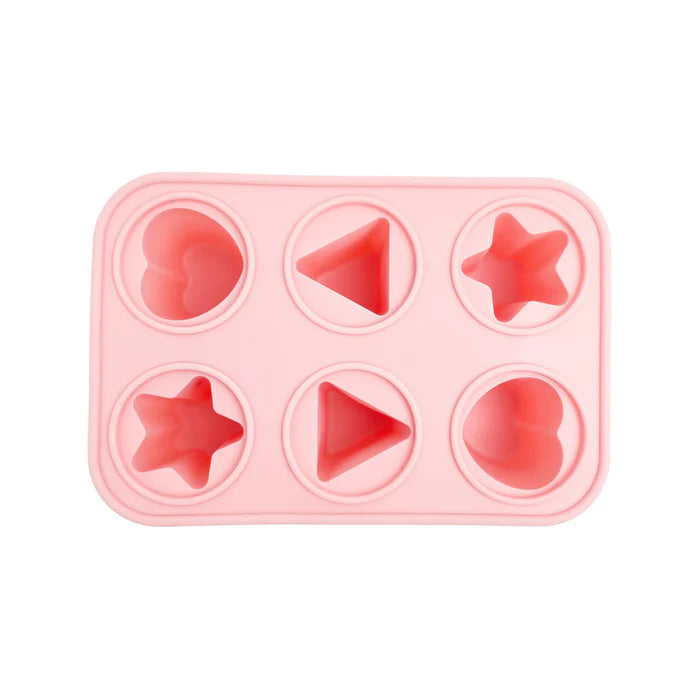 Petite Eats Baby Silicone Popsicle Set (Shapes Rosie)