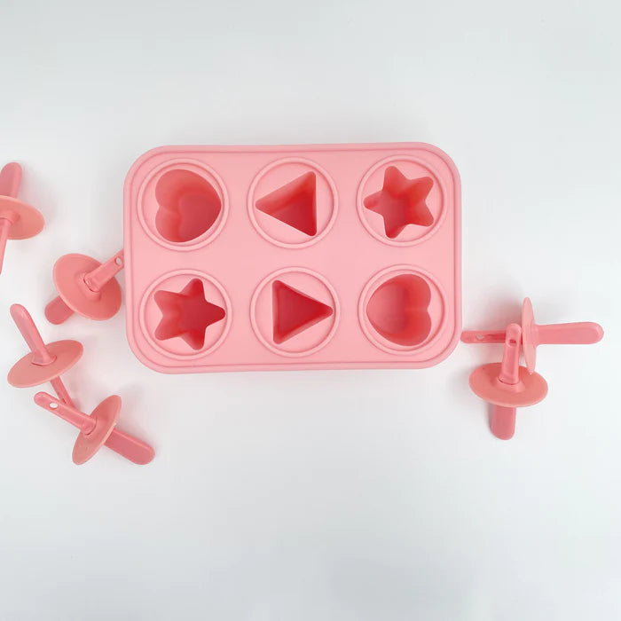 Petite Eats Baby Silicone Popsicle Set (Shapes Rosie)
