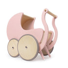 Kinderfeets Wooden Pram (Rose Pink)