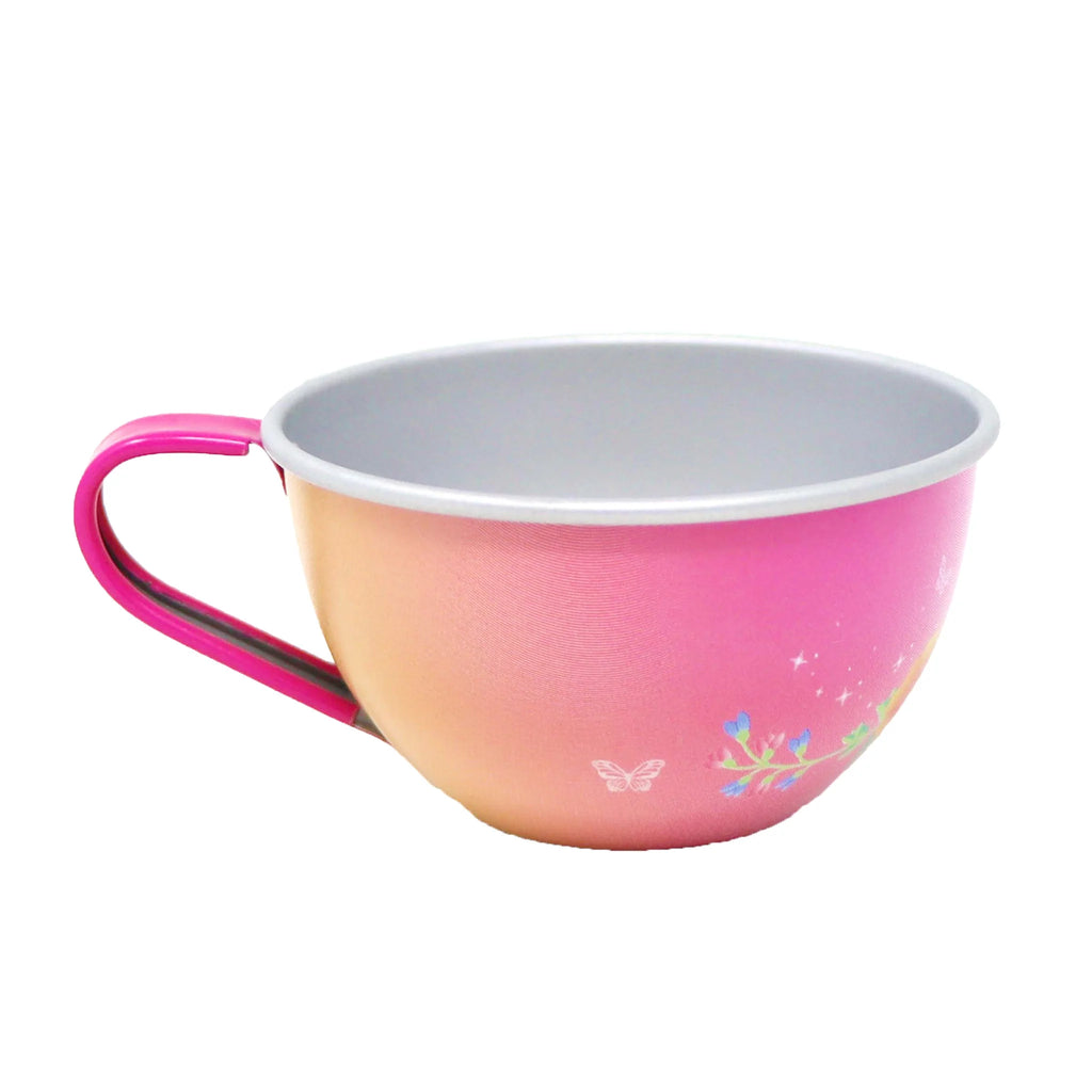 Pink Poppy Rainbow Butterfly Tea Set