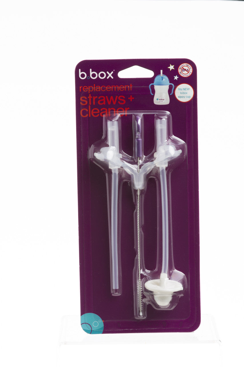 b.box Sippy Cup Replacement Straws & Cleaner