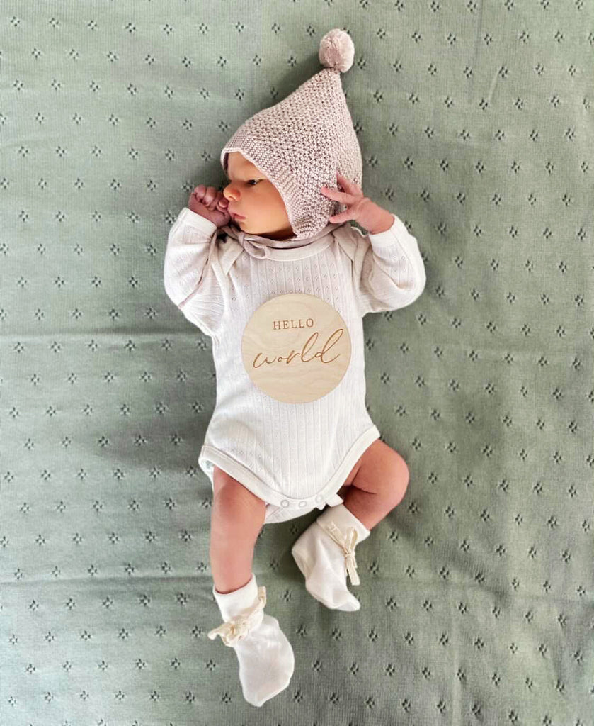 OTD Organic Cotton Marley Blanket (Thyme)