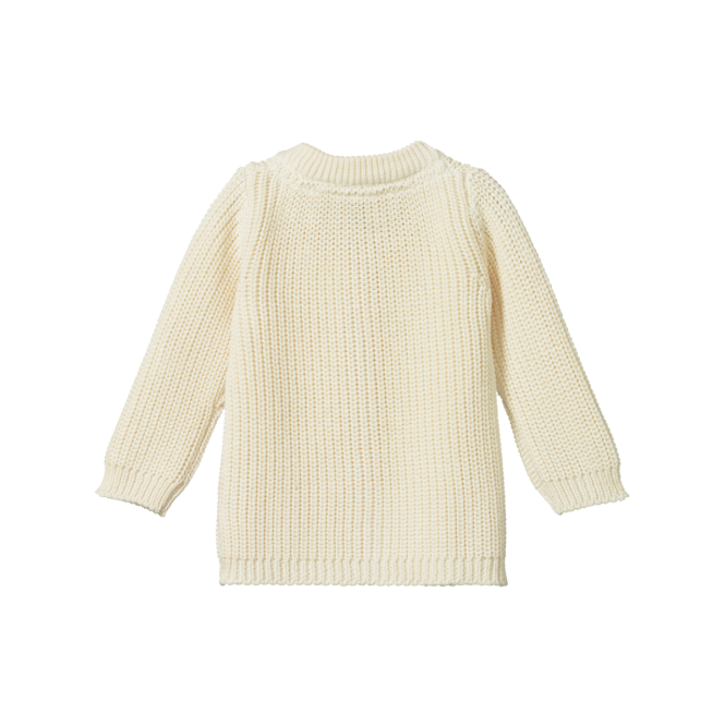 Nature Baby Scout Cardigan (Natural Chunky Knit)