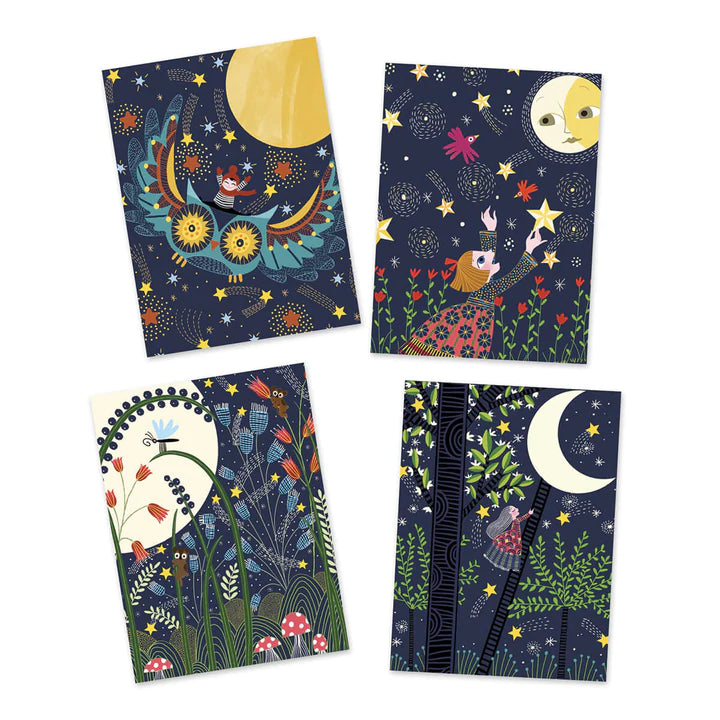 Djeco Scratch Cards (Full Moon)