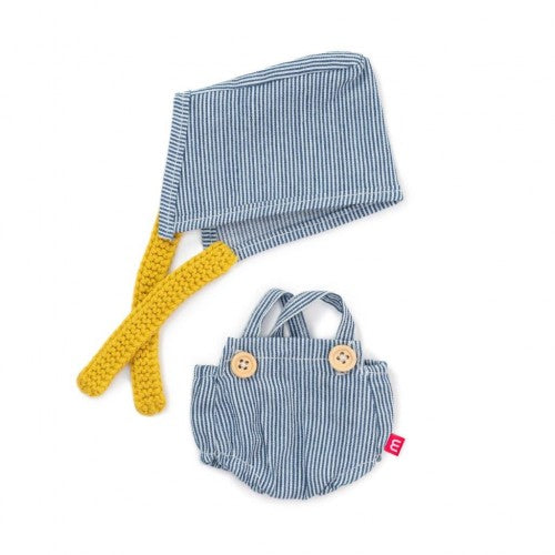 Miniland 21cm Doll Clothing (Sea Overalls and Headscarf Set)