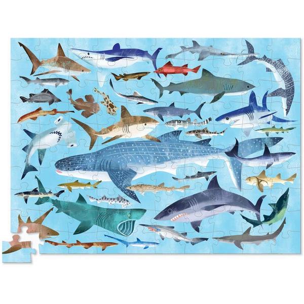 Croc Creek 36 Animal Puzzle (Shark World) 100 Pce