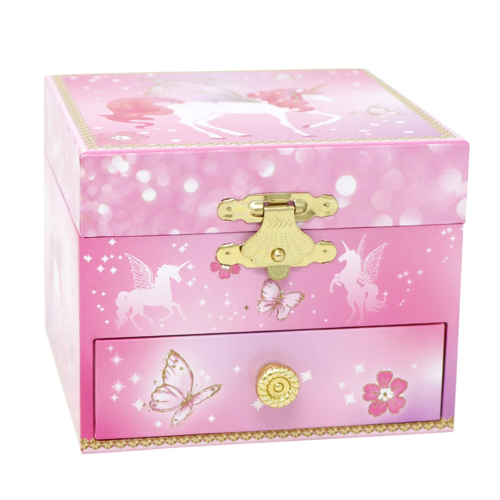 Pink Poppy Music Box (Unicorn Princess Small)