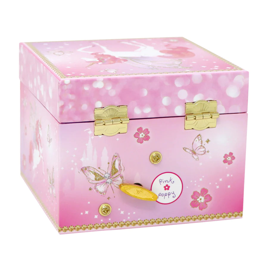 Pink Poppy Music Box (Unicorn Princess Small)