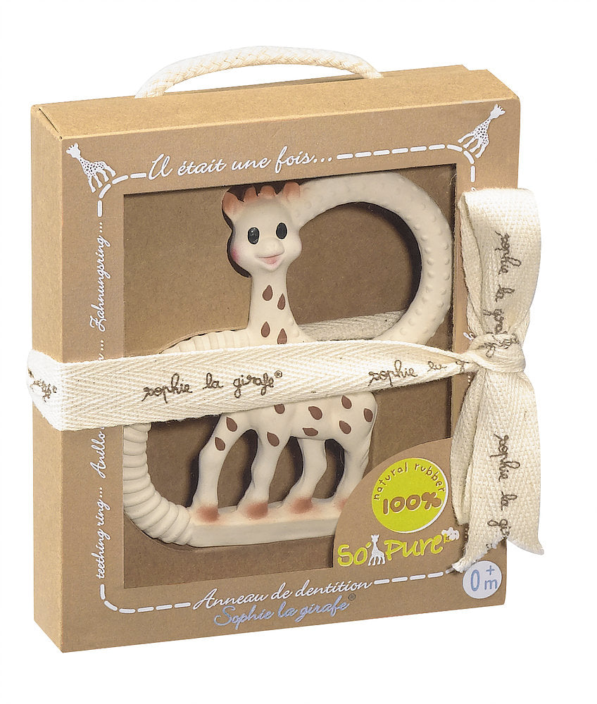 sophie the giraffe teething ring gift set