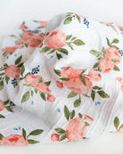 Little Unicorn 3 Pack Cotton Muslin Swaddles (Watercolour Roses)